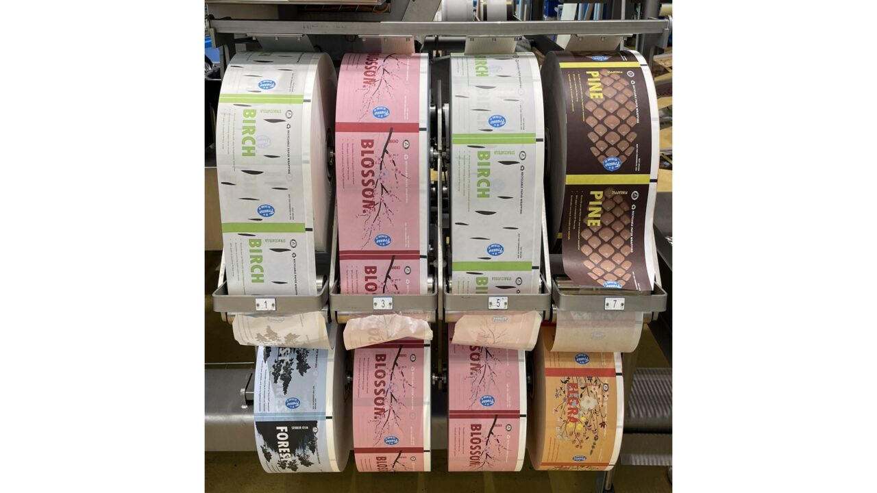 Ice cream packaging reels, Tetra Pak photograph